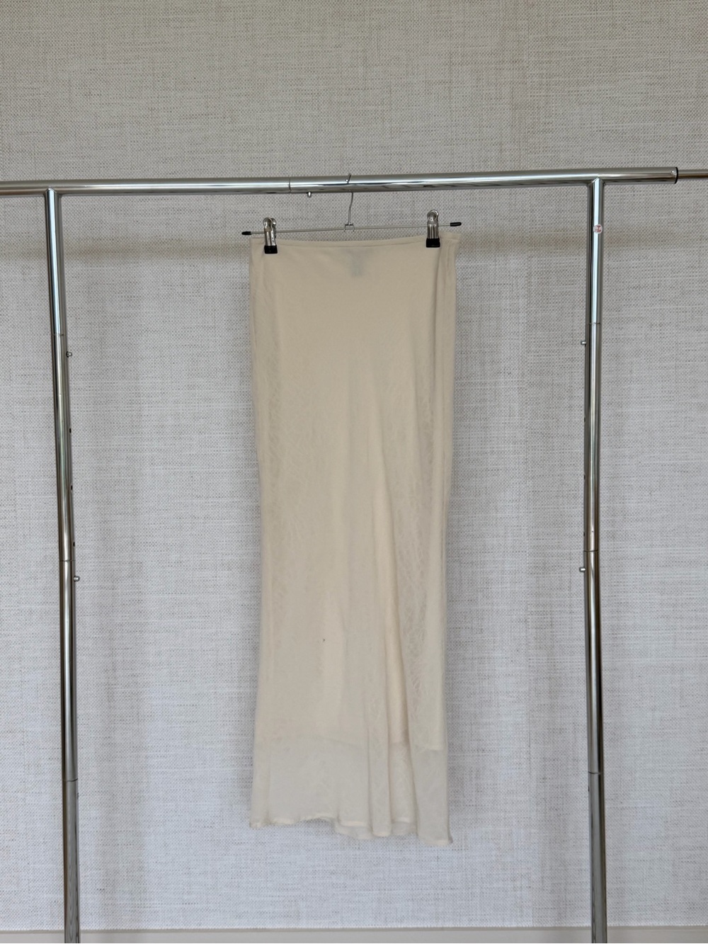 Forever 21 Cream Maxi Skirt - Sleek Straight Cut